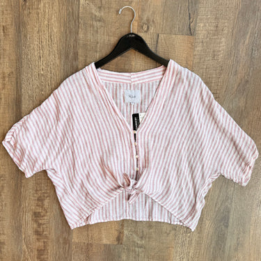 Rails Pink Stripe Top, XSmall