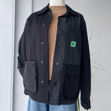 Rochambeau Black Utility Jacket, Men's XSmall