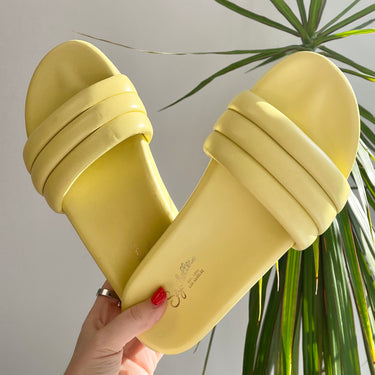 Seychelles Low Key Yellow Sandals, 8