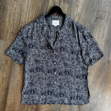 Steven Alan Navy Patterned Blouse, medium