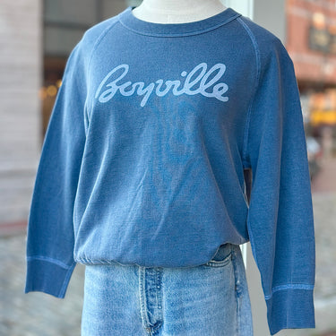 SKU Boyville Blue Logo Crewneck Sweatshirt, XSmall