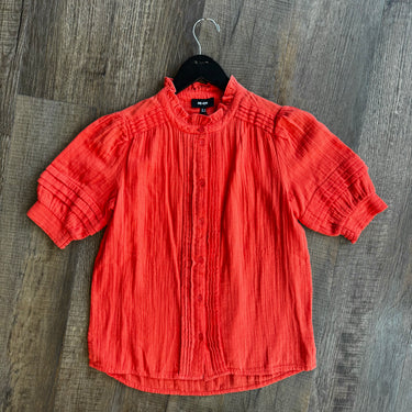 ME+EM NWT Papaya Orange Blouse, US 0