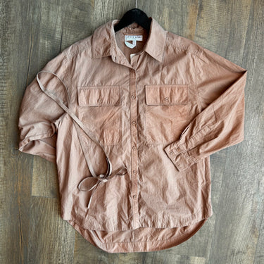 Apiece Apart Camel Oversized Shacket, Small