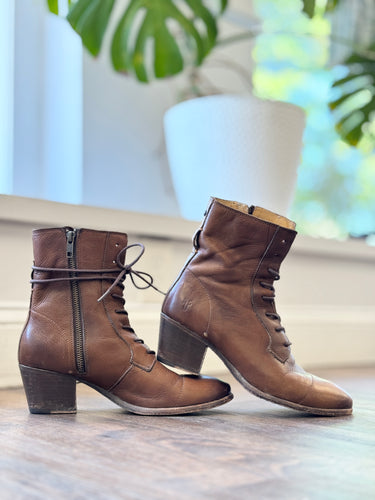 Frye Courtney Lace Up Boots, 8