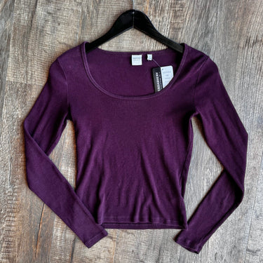 Aritzia Plum LS Shirt, Small