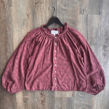 Cleobella Burgundy Top, Medium