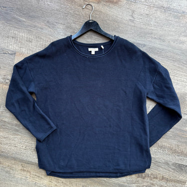 Barbour Navy Roll Neck Sweater, 8