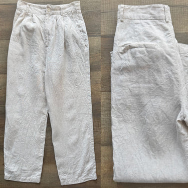 Reformation Linen Pleated Pants, 4