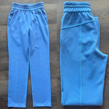 Lululemon Blue Softstreme High Rise Sweatpants, 0