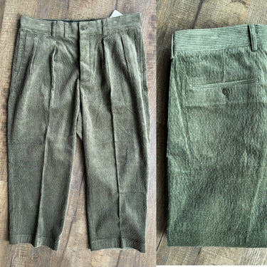 Todd Snyder Green Corduroy Trousers, Men's 35
