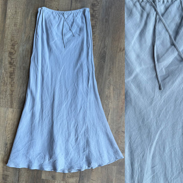 Dissh NWT Dusty Blue Bias Skirt, 10