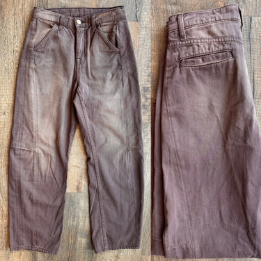 B Sides Brown Barrel Jeans, 24