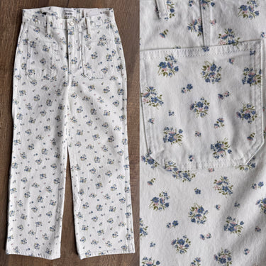 Reformation Floral Alyssa High Rise Jeans, 26