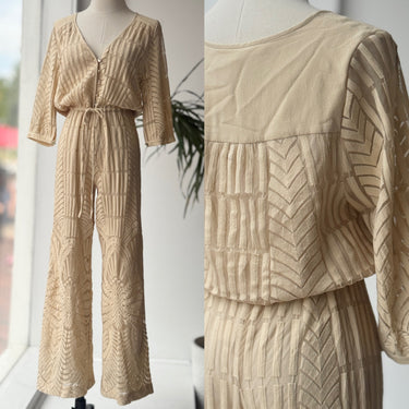 Jen's Pirate Booty Jasper Cream Jumpsuit - AS IS, Small