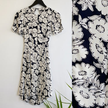 Reformation Floral Open Back Mini Dress, 2