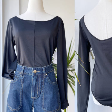 Agolde NWT Black Stevie Bodysuit, XLarge