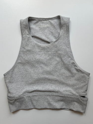 Outdoor Voices Heathered Gray Sports Bra, Small