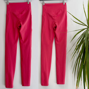 Girlfriend Collective Hot Pink Pocket Leggings, XSmall