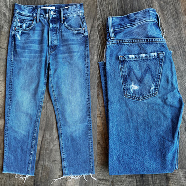 Mother High Waisted Hiker Hover Jeans, 24