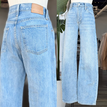 Denim Forum 90's Marlo High Rise Baggy Jeans, 25