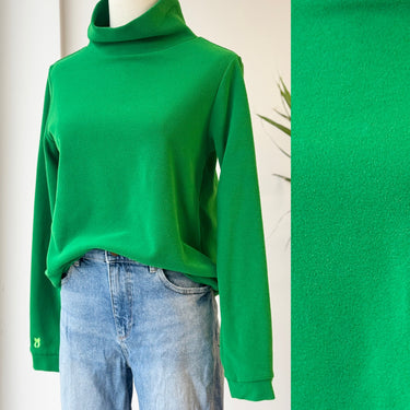 Dudley Stephens Green Turtleneck Fleece, XSmall