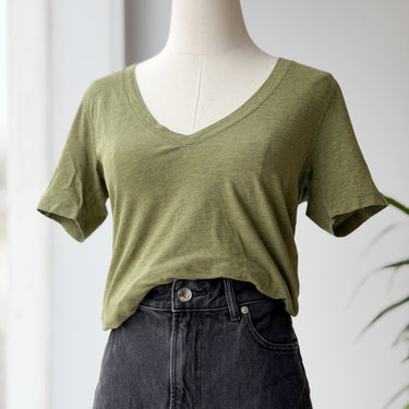 Lululemon Green V Neck Top, Fits Small/Medium