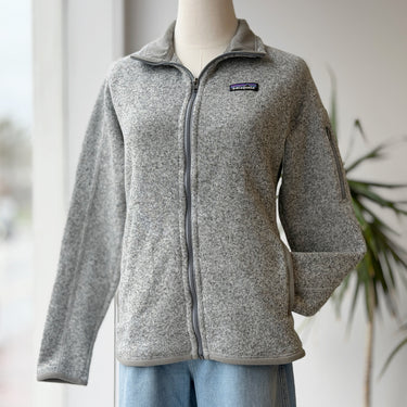 Patagonia Gray Better Sweater Full Zip Jacket, Medium
