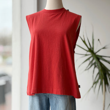 North Face NWT Red Woodside Hemp Tank, Large