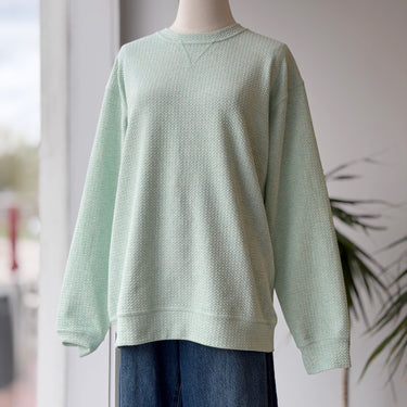 Lululemon Aquamarine Textured Crewneck Sweatshirt, 8