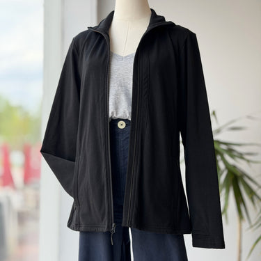 Woolx Full Zip Jacket in Black, Large