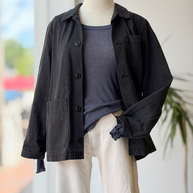 Alex Mill Boxy Charcoal Barn Jacket, Small