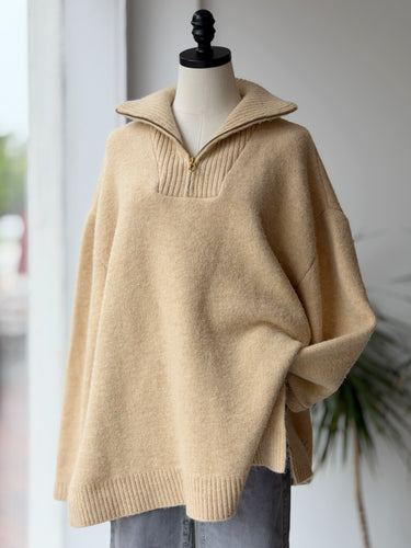 Nanushka Zuma Oversized Knit Sweater Alpaca Wool Blend, XSmall