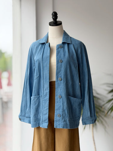 Rodebjer Celeste Denim Chore Jacket, XSmall