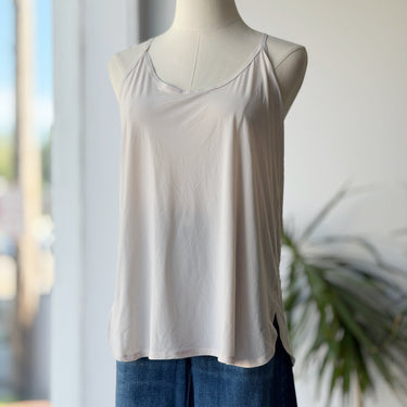 Lululemon Ivory Lace Back Tank Top, Medium