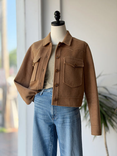 Rails Easton Crop Jacket in Camel, Small