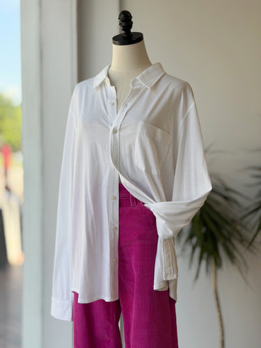 Paige Ivory Button Up, Large
