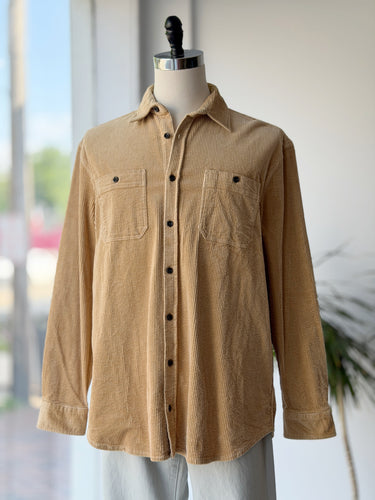 Taylor Stitch The Utility Shirt in Camel Corduroy, 46
