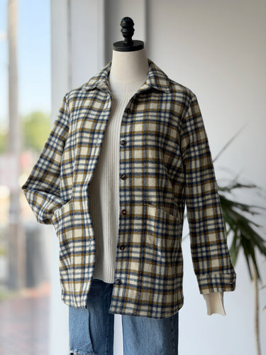 Sezane Will Wool Plaid Jacket, XSmall