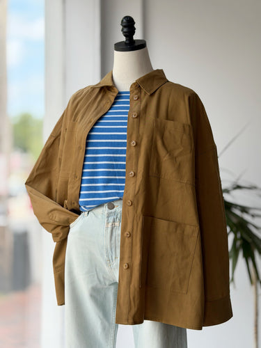 Kule Utility Button Up Shirt , Medium