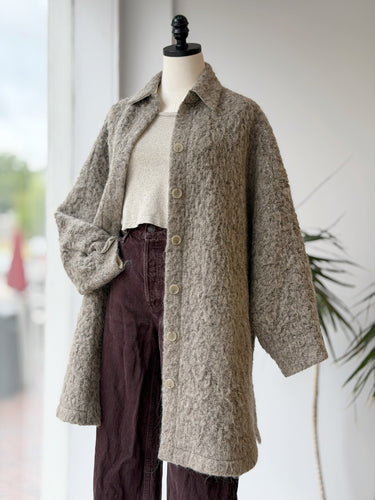 IRO Brisba Brushed Wool Coat, 34/2