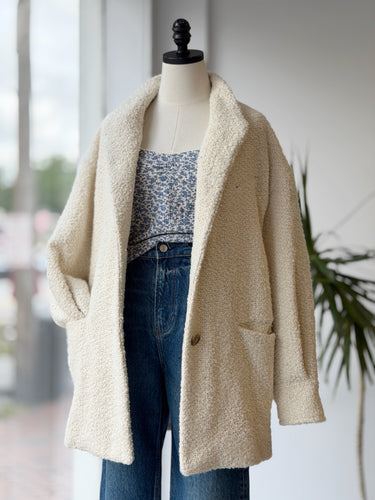 IRO Oken Relaxed Boucle Coat, 34/2