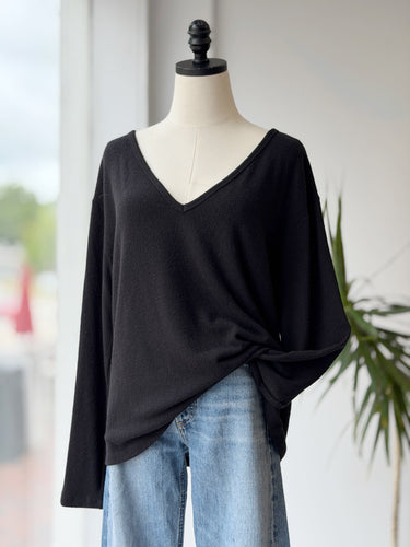 Reformation NWT Black Lightweight Sweater, Large