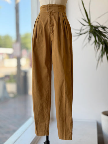 Doen Camel Pleat Pants, 0