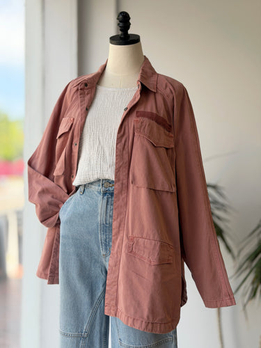 Pistola NWT Briana Oversized Utility Jacket in Clay, XSmall