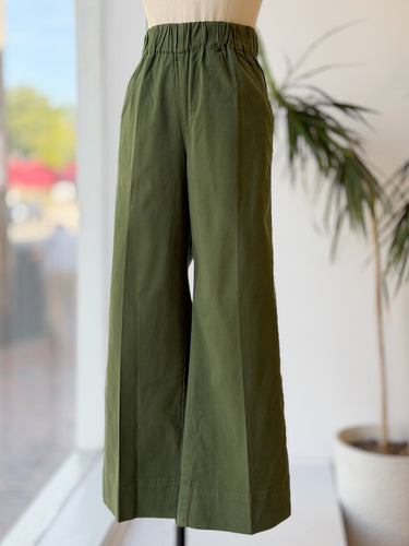 J.Crew NWT Green Wide Leg Pants, Small