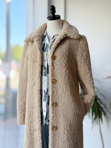 Reformation Teddy Coat, XS