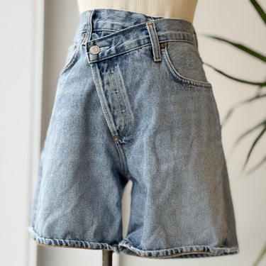 Agolde AS IS Criss Cross Shorts, 27