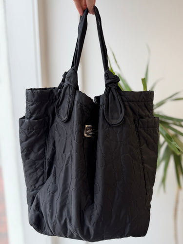 Marc by Marc Jacobs Black Nylon Quilted Tote