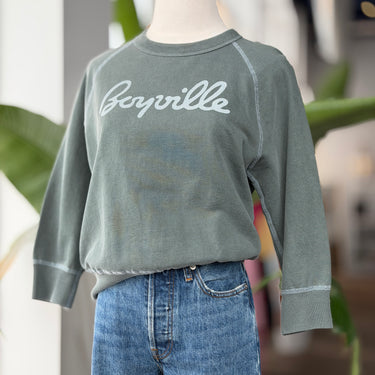 SKU Boyville Green Logo Crewneck Sweatshirt, Small