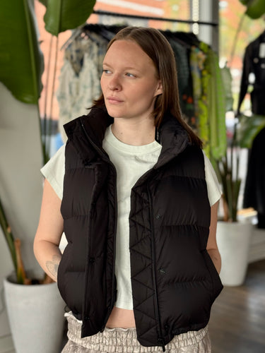 Lululemon Wunder Puff Black Down Vest- missing hood, 4